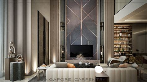 5 Incredibly Elegant & Modern Living Rooms - Carpentry Singapore