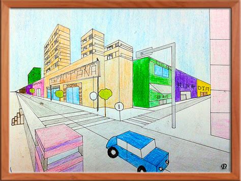 Dibujo Educativo: El paisaje urbano. Perspectiva cónica. (CE:15/16)