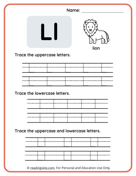 Letter L Worksheets for Preschool | Free, Printable