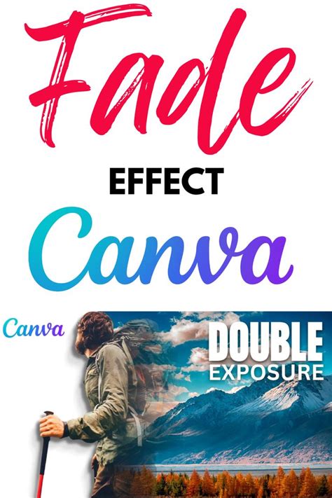 fade effect in canva | Canvas learning, Canva tutorial, Graphic design ...