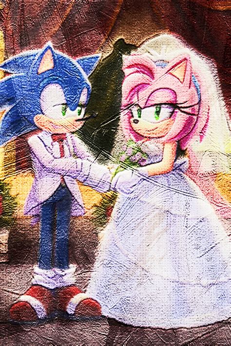 Sonic And Amy Wedding Portrait : r/AmyRose