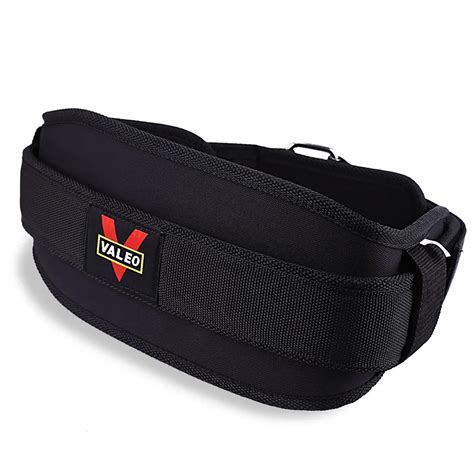 VALEO Fitness Equipment EVA Nylon Weight Lifting Belts Weight Lifting ...