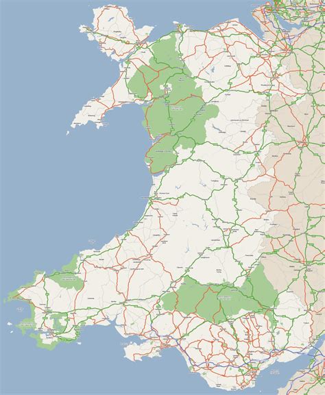 Wales - MapSof.net