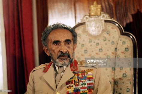 Emperor of Ethiopia Haile Selassie in the Throne Room of the Jubilee ...