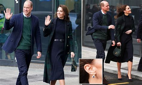 Prince William and Kate turn up in matching outfits in Merseyside ...