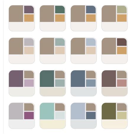 Pure Earth PPU7-5 color palettes by Behr | Decoración de unas, Rueda de ...