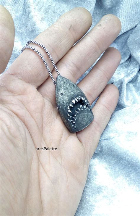 Shark Necklace 925 Silver Handmade