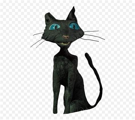 Coraline Cat Sticker By S - Pookyszn Soft Png,Black Cat Transparent ...