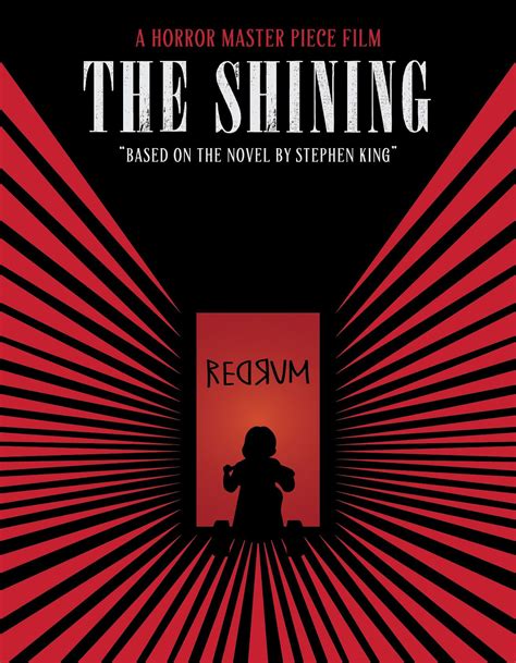 "The Shining" Redrum Poster | The shining, Stephen king, Horror posters