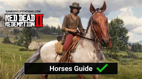 Red Dead Redemption 2 Horses: A Complete Guide - Game Specifications