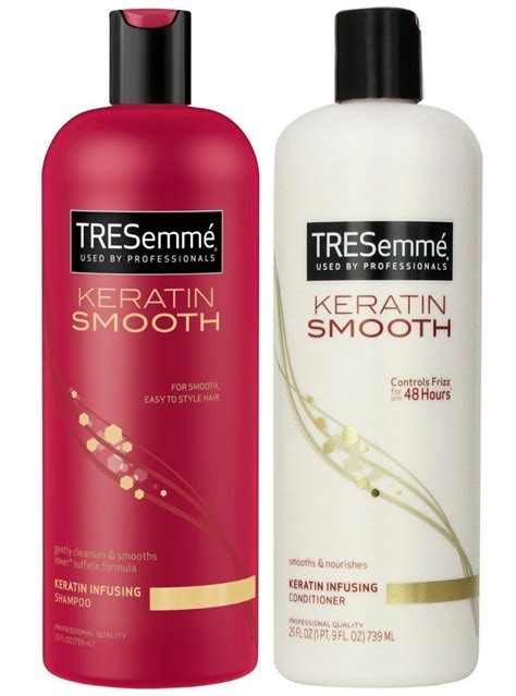 1- شامبو تريسيمي Tresemme keratin smooth shampoo