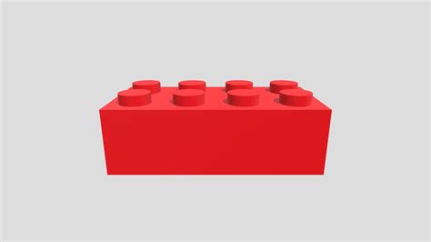 Lego Brick 2x4 (1958 - 1962) - Download Free 3D model by Joebuz33 ...