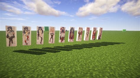 Anime resource pack minecraft anime paintings texture pack - trekmaz