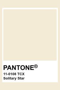 PANTONE 11-0108 TCX Solitary Star #pantone #color