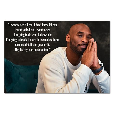 Kobe Bryant Poster Inspirational Wall Art 03 Mamba Mentality Quote ...