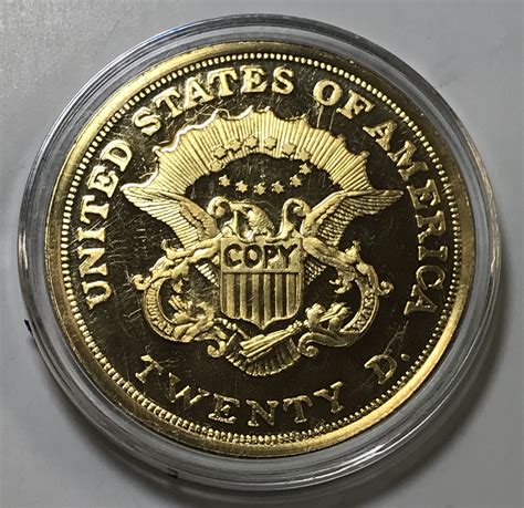 1849 $20 Gold Liberty Replica Coin | Property Room