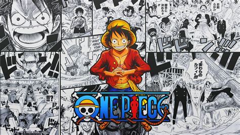 Download One Piece Luffy Manga Panel Wallpaper | Wallpapers.com