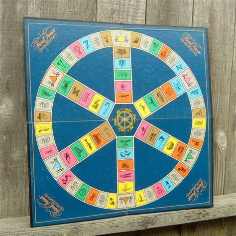 Vintage Trivial Pursuit Board Game Board Crafting