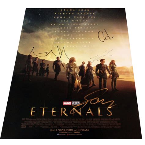 Angelina Jolie, Richard Madden, Gemma Chan and Chloé Zhao – Signed ...