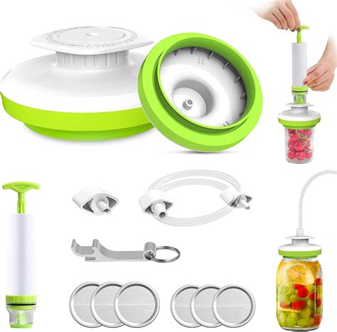 Amazon.com: Mason Jar Vacuum Sealer, Jar Sealer with Accessory Hose for ...