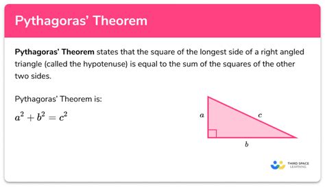 Right Triangle Pythagorean Theorem