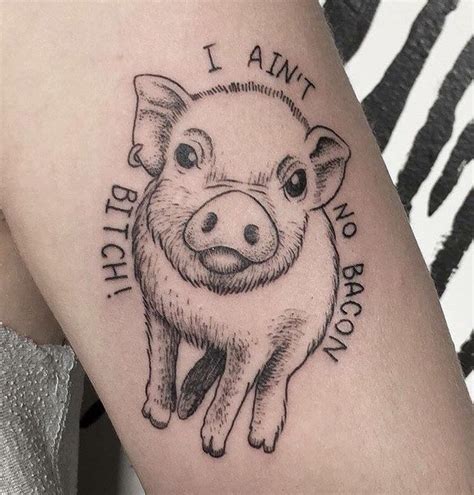 16 vegan tattoo designs that prove vegan is for life | Cute animal ...