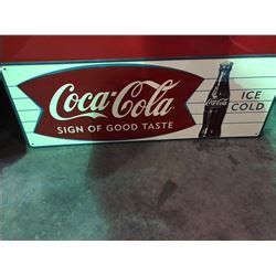 REPRODUCTION COCA-COLA SIGN