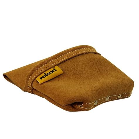 Suede Leather Nail Pouch 250 x 125mm - Rolson Tools