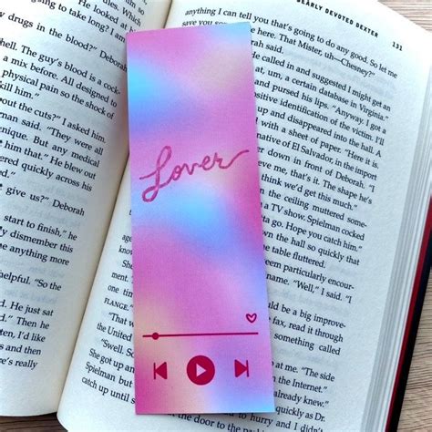 Lover Bookmark Swiftie Bookmark Playlist Bookmark - Etsy | Taylor swift ...