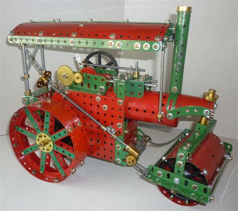 pic111_1947Steam_roller in 2020 | Roller, Meccano models, Meccano