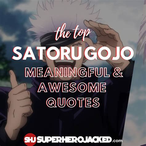 Top ten satoru gojo quotes the best gojo quotes of all time – Artofit