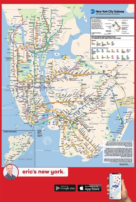 New York Bus And Subway Map - Gretal Gilbertine