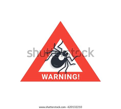 Acari Warning Vector Illustration Drawing Picture Stock Vector (Royalty ...