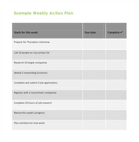 90+ Action Plan Templates - Word, Excel, PDF, Apple Pages | Free ...