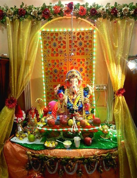 25 Ganpati Decoration Ideas At Home – 15th is Beautiful | Live Enhanced