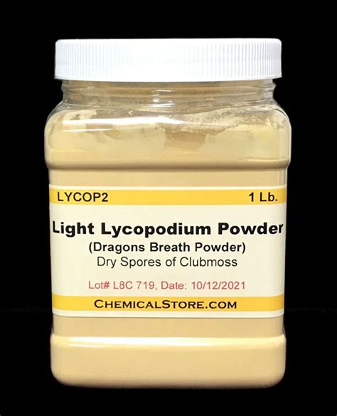 Light Lycopodium Powder, Dragon's Breath Flash Powder, club moss spores ...