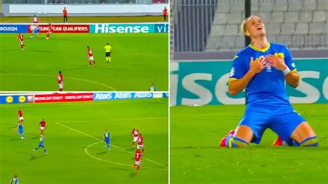 Mykhailo Mudryk scores stunning solo goal for Ukraine, he was ...