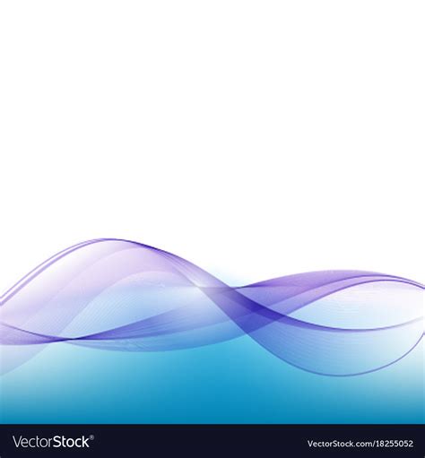 Blue curve abstract background Royalty Free Vector Image