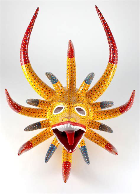 Miguel Caraballo García. Mask, 2011. Molded, modeled and polychromed ...