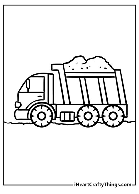 Free Dump Truck Printables - Printable Form, Templates and Letter