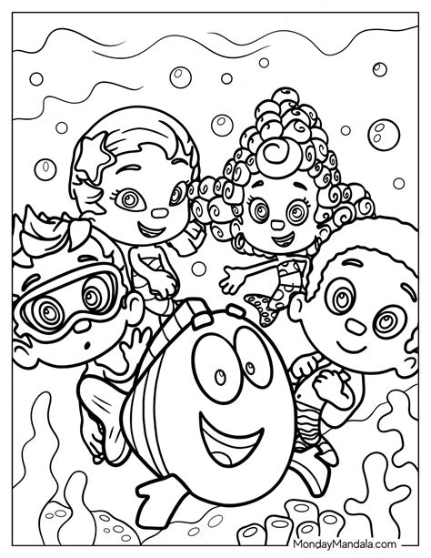 22 Bubble Guppies Coloring Pages (Free PDF Printables)