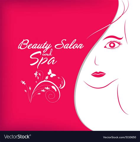 Beauty salon and spa Royalty Free Vector Image