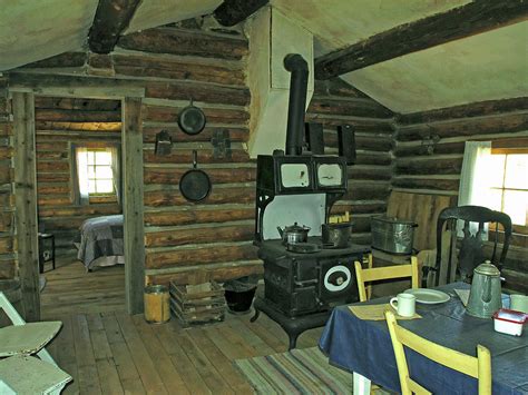 Old Log Cabin Interior Photograph by Sally Weigand - Pixels