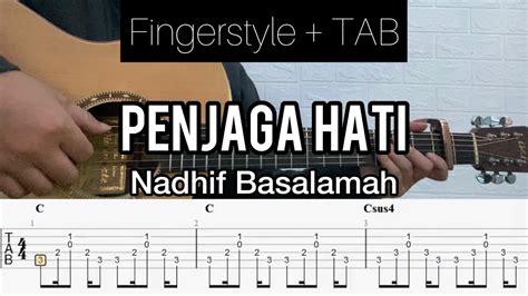 Nadhif Basalamah - Penjaga Hati | Fingerstyle Guitar Chords - Chordify