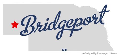 Map of Bridgeport, NE, Nebraska