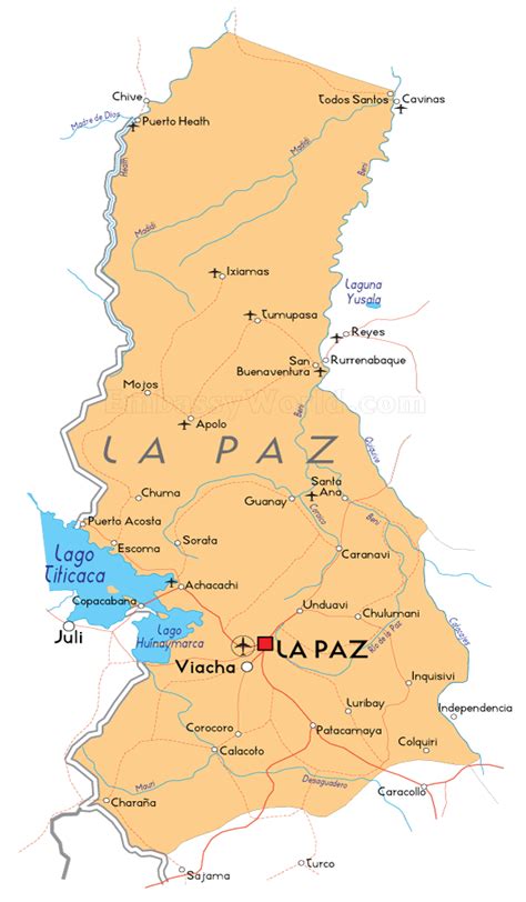 Map of La Paz City Area | Map of Mexico Regional Political Geography ...