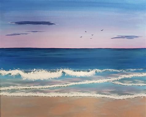 Original Beach scene by Veronica Brown HarveyWallArt | Etsy in 2020 ...