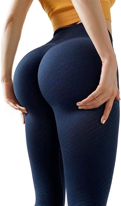 vkvk Leggings Butt Lift High Waist Leggings Mesh Seamless Leggings ...