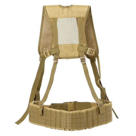 H harness multicam gear suspenders vest khaki standard – Artofit