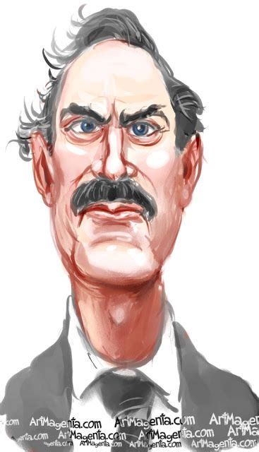 John Cleese | Celebrity caricatures, Caricature, Sketch book